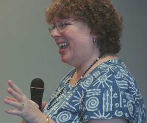 Photo of Kate Dudding telling at this event